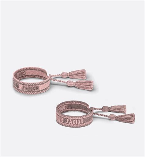 dior armband stoff rosa